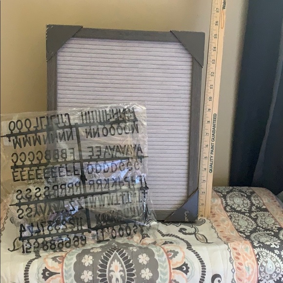 Gray Felt Letter Board - Picture 2 of 4